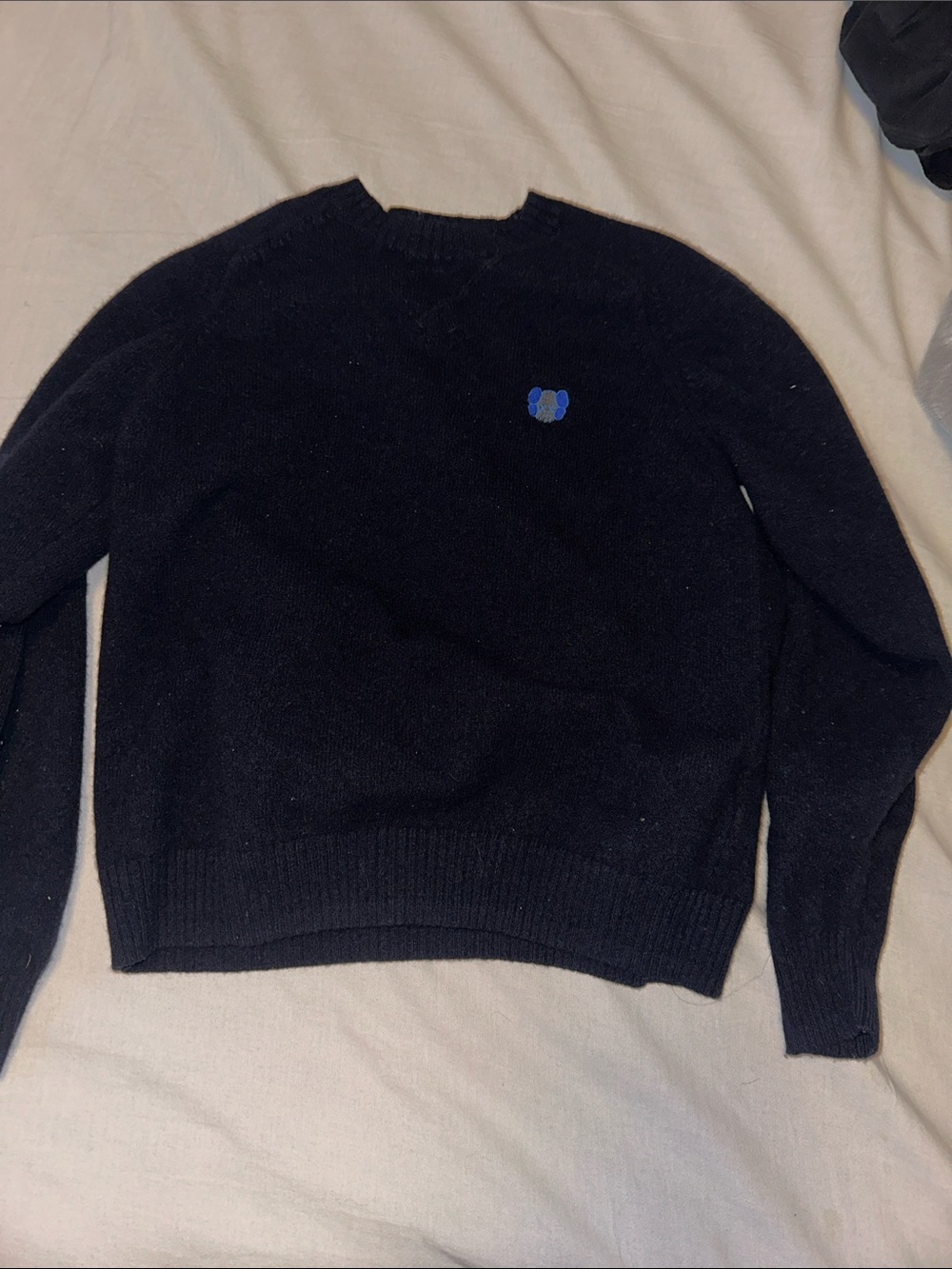 UNIQLO x KAWS Limited-Edition Navy Crewneck Sweater